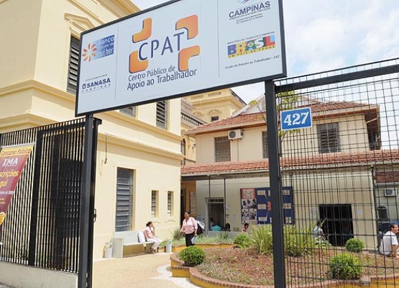 CPAT de Campinas oferece vagas de emprego com remuneração de até R$ 2,3mil