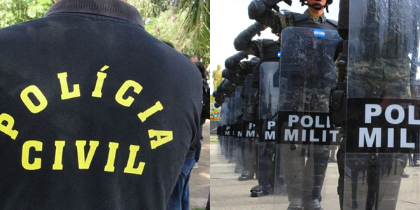 Concursos Polícias Militar e Civil com 3.900 vagas de níveis médio e superior. Salários de até R$ 12 mil