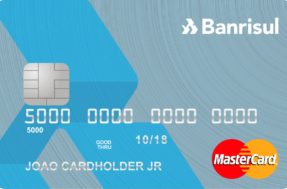 Banrisul libera cartão de crédito para negativados com saque de até 96% do limite