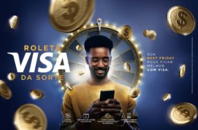 Roleta Visa da Sorte dá até R$ 500 de chashback no mês da Black Friday; Veja como funciona