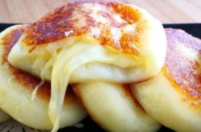 O lanche mais fácil do mundo: pão de batata com 2 ingredientes