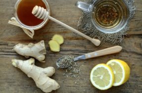 Receita de chá de limão, mel e gengibre para melhorar sua saúde