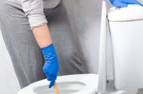 Aprenda a desentupir o vaso sanitário com apenas um cabide