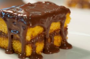 Fácil e rápido: o melhor bolo de cenoura com cobertura de brigadeiro mole