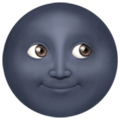 Emoji carinha de lua