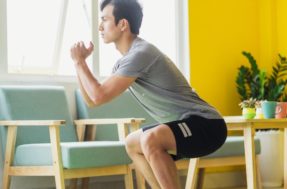 6 exercícios para você fazer no home office e combater o sedentarismo