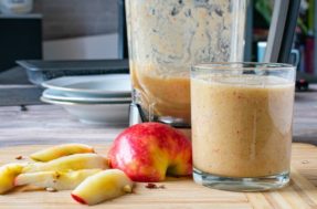 Shake de maçã e aveia: aprenda a preparar receita ‘tiro e queda’ para secar barriga