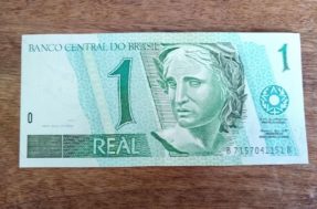 Pode pular de alegria se encontrar esta nota de R$ 1: ela vale hoje R$ 300