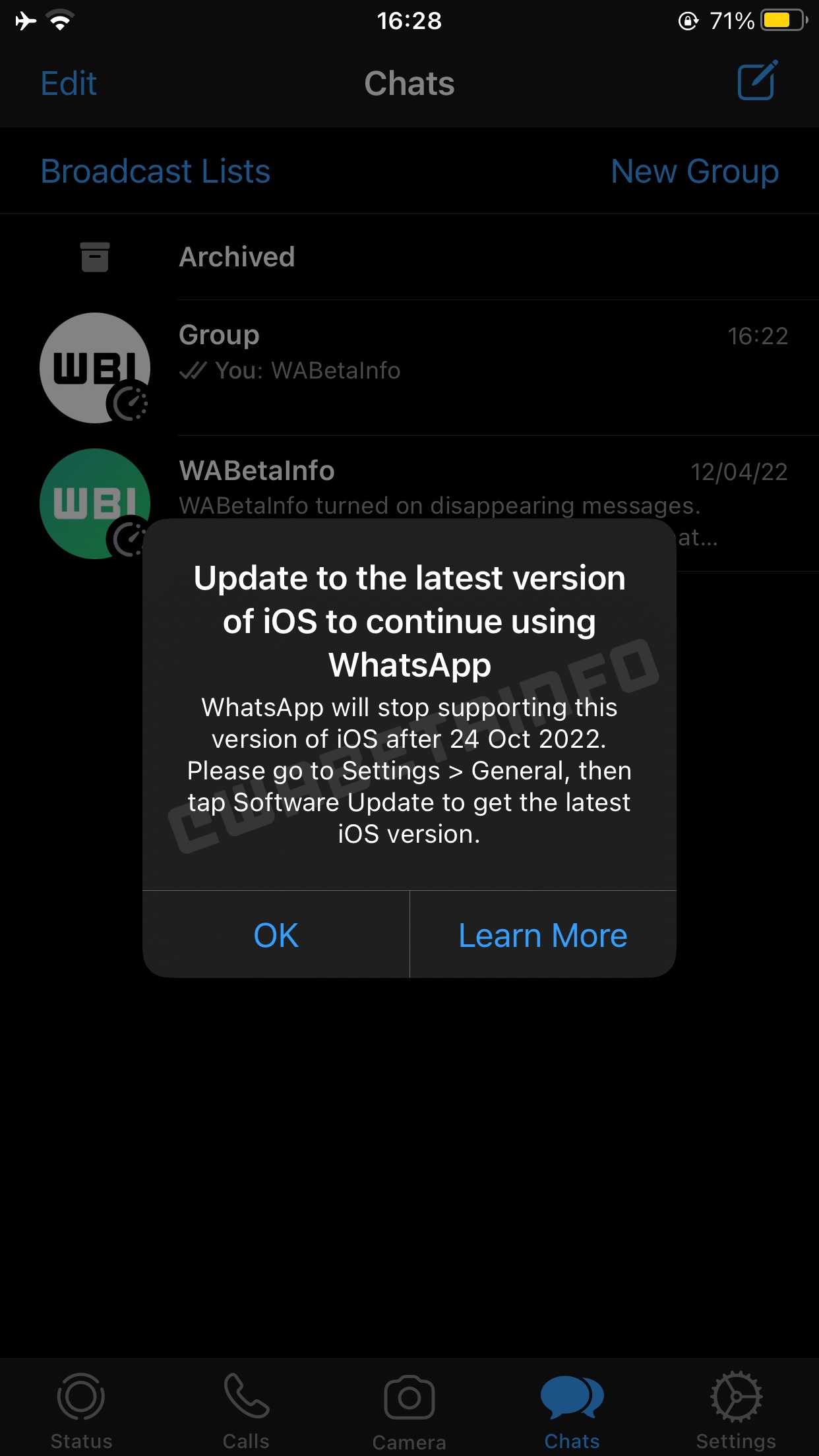 Descubre si WhatsApp dejará de funcionar en tu iPhone en 2022