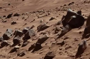 Estátua marciana? Confira a foto de Marte que deixou muitos sem acreditar