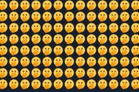Existem mais de 100 emojis na imagem! Você consegue encontrar o único diferente?