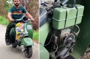 Indiano cria scooter super econômica que faz 80 km por litro de diesel