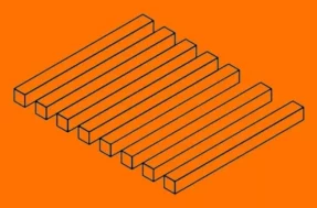 Ilusão de ótica: conte quantas barras você encontra da ilustração
