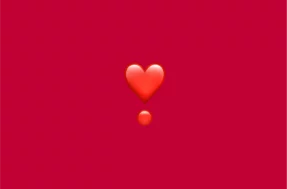 Existe um significado oculto por trás do emoji de coração com ponto embaixo?