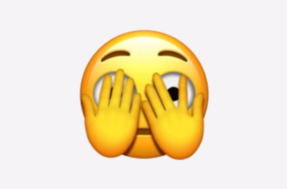 WhatsApp: significado do emoji “rosto com a mão sobre os olhos”