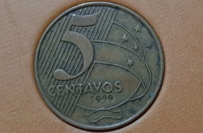 Pessoas que acham esta moeda de 5 centavos conseguem vendê-la por R$ 500