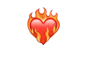 Descubra o significado do emoji de coração em chamas no WhatsApp