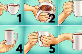 A forma que você segura sua xícará de café revela sua personalidade