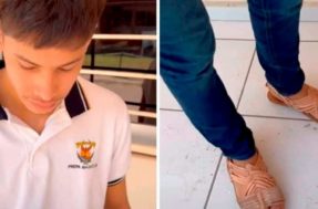 Filho de milionário recebe lição após zombar do sapato de colega de sala