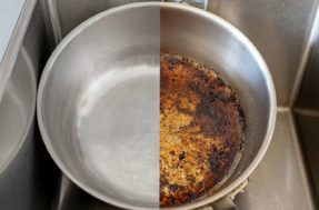 Como limpar uma panela queimada (sem esfregar infinitamente)