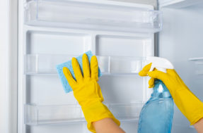 A mistura infalível para limpar sua geladeira que vai se tornar sua favorita
