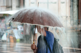 Alerta! Nova frente fria provoca chuva e ventos de até 100 km/h no Brasil