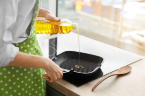 Truque para limpar óleo de cozinha velho: 2 ingredientes e ele fica novinho