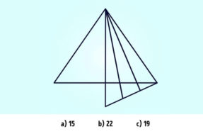 Desafio dos triângulos: 15, 19 ou 22? Veja quantos consegue encontrar