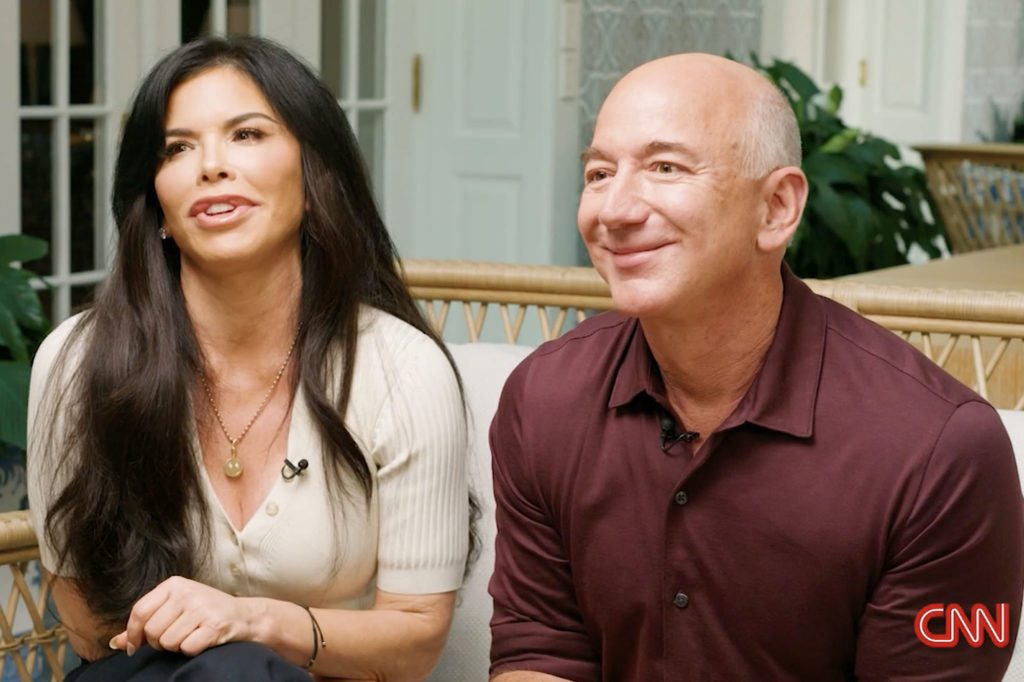 Lauren Sánchez e Jeff Bezos