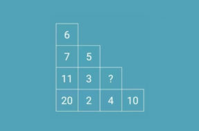 Desafio SÓ para gênios: qual número está ausente na pirâmide matemática?