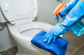 Mistura caseira PODEROSA remove qualquer mancha do vaso sanitário
