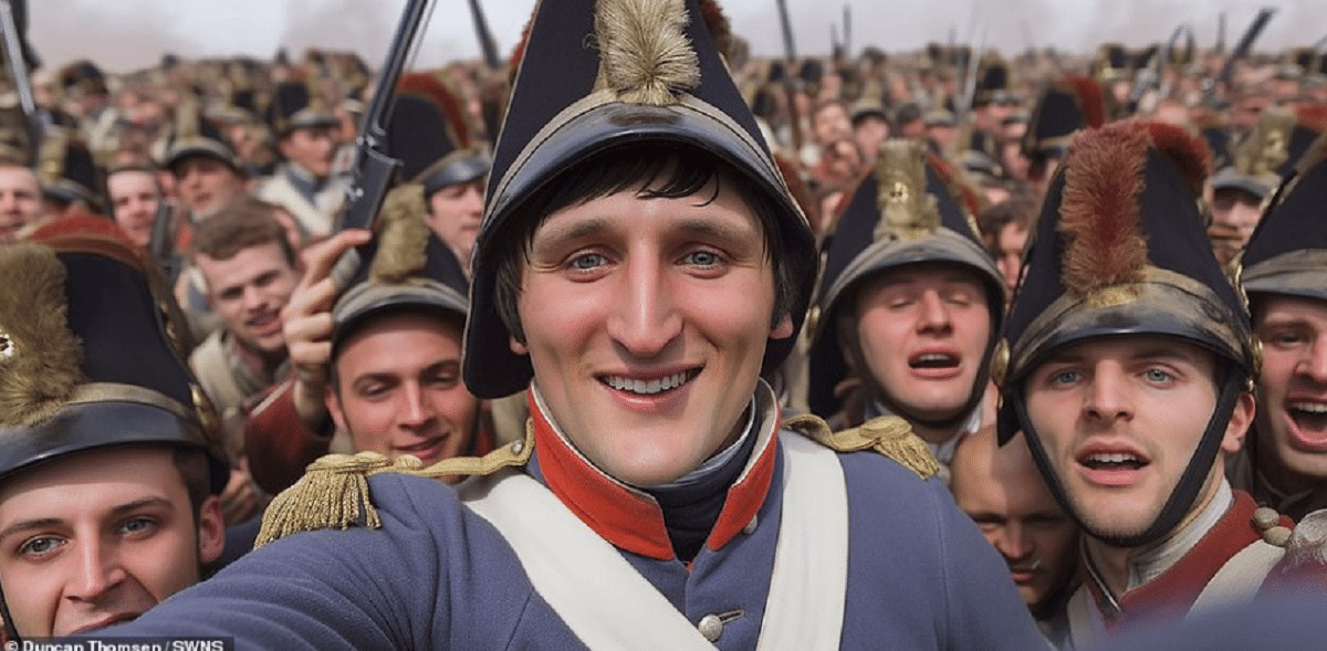 ¿Napoleón de perfil?  AI crea fotos con figuras históricas y se ven geniales