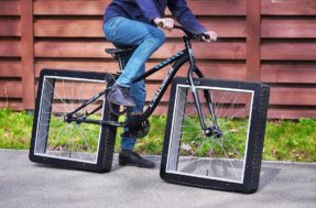 Engenheiros criam bicicleta com RODAS QUADRADAS; veja como funciona