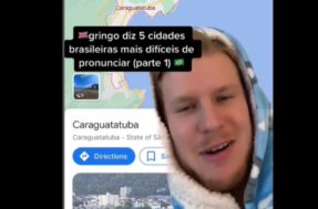 Trava-gringo! Britânico ‘buga’ ao tentar pronunciar nomes de cidades brasileiras