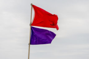 Atenção, banhista: bandeira roxa na praia faz ALERTA importante; veja significado
