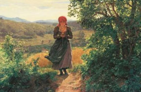 Será um iPhone? O que a mulher deste quadro de 1860 está segurando?