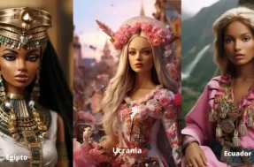 Como a Barbie seria se ela fosse de países diferentes, segundo a Inteligência Artificial