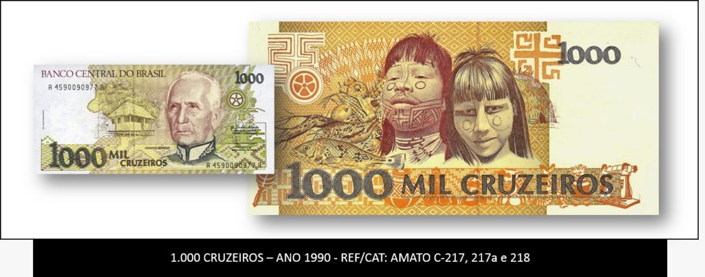 Você tem uma nota de mil Cruzeiros rara? Ela pode valer até R$ 1000