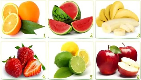 teste fruta preferida