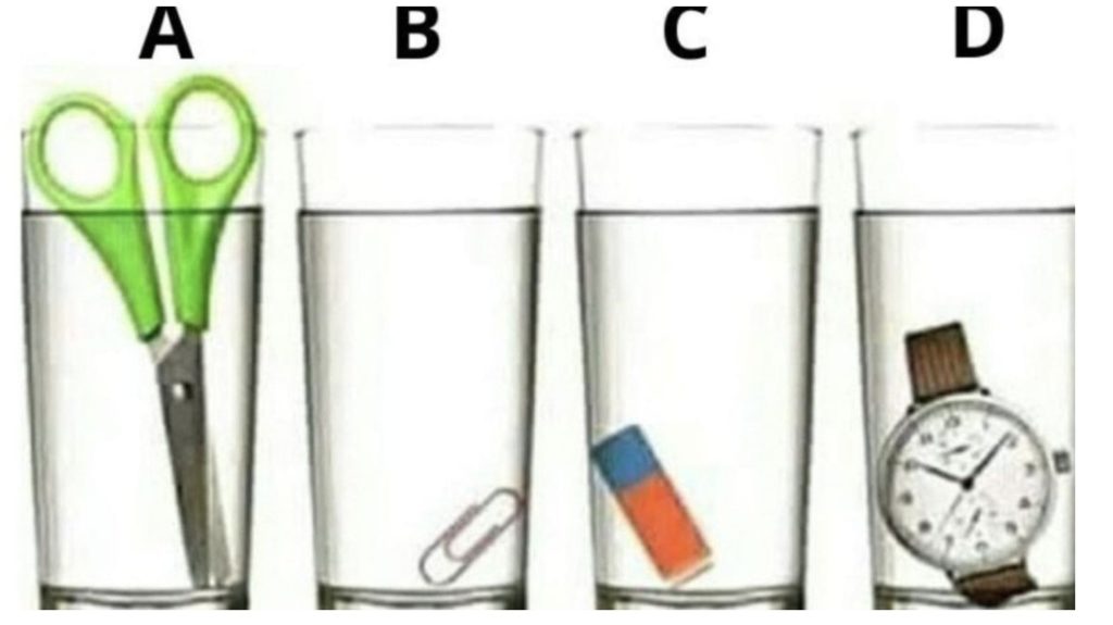 Qual copo tem mais água? Desafie a sua inteligência!
