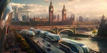 Como seriam metrópoles do Reino Unido, segundo IA