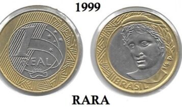 Moeda rara: descubra como uma moeda de 1 real pode render até R$1.400
