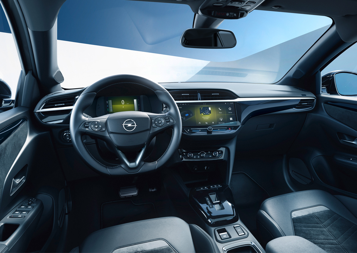 Interior do Opel Corsa 2024