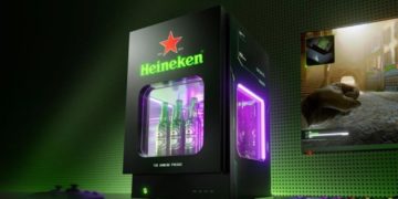 Geladeira gamer da Heineken