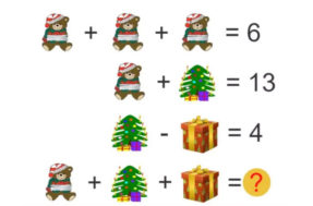 No clima de Natal, quiz matemático prova o nível do seu Q.I em 20s