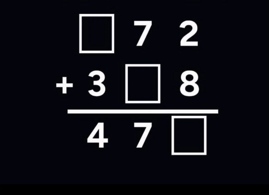 Encontre os números que faltam no desafio. (Imagem: X / @TansuYegen / Reprodução.)