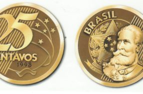 Quem tem esta moeda de 25 centavos tem ouro em casa: ela vale R$ 2.700