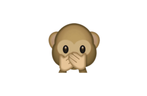 Descubra o verdadeiro significado do emoji do macaco com a mão na boca (🙊)