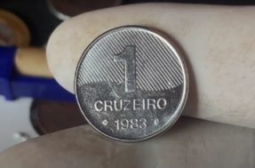 Moeda de 1 cruzeiro de 1983 pode ser vendida por valores inimagináveis