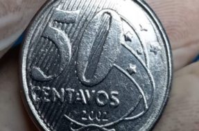 Parece troco, mas vale muito: moeda de 50 centavos pode te render mais de R$ 4 mil